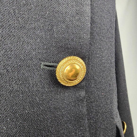 Vintage Friction Wool Button Up Light Jacket Blazer Size S/M - Picture 4 of 12